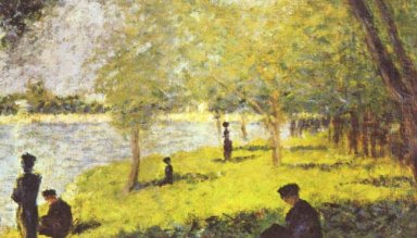 Исследование с цифрами учиться на La Grande Jatte 1885