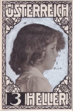 Stamp Design Príncipe Herdeiro Otto Não Aceite 1917