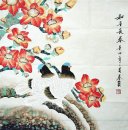 Vogels&Bloemen - Chinees schilderij