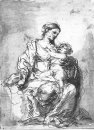 Virgin e criança 1680 1