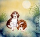 Hond - Chinees schilderij