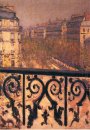 Un balcón en París 1881