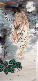 Tiger - kinesisk målning