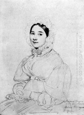 Madame Jean Auguste Dominique Ingres Born Madeleine Chapelle Iii