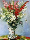 Bouquet Of Gadiolas Lilies And Dasies