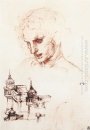 Study Of An Apostle S Head And Architectural Study
