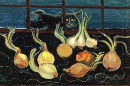 Still Life dengan Cat dan bawang