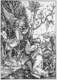 joachim and the angel from the life of the virgin 1511
