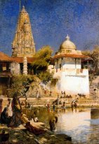 Templet och Tank av Walkeschwar i Bombay