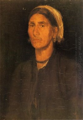 Head Of A Peasant Woman 1858