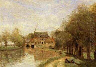 Arleux Du Nord The Drocourt Mill On The Sensee 1871