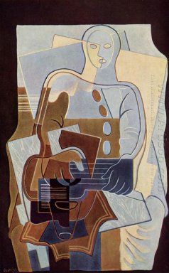 Pierrot con la chitarra 1922