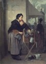 Organ Grinder I Paris 1864