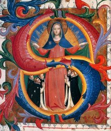 Madonna Of Rahmat Dengan Berlutut Friars