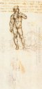 Studie av David av Michelangelo 1505