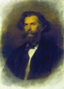 Portrait d'un P Bogolioubov 1869