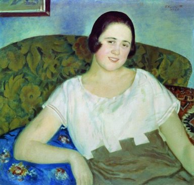 Porträt von I Ivanova 1926