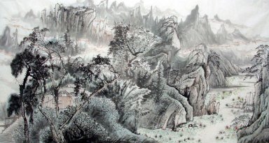 Hills - Peinture chinoise