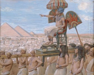 Pharao verweist auf die Bedeutung des jüdischen Volkes
