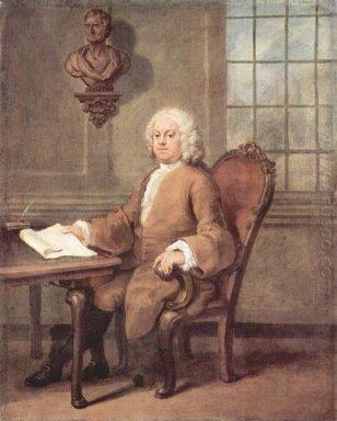 Portret van Dr. Benjamin Hoadly