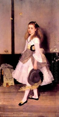 Harmonie In grijze en groene Miss Cicely Alexander 1873
