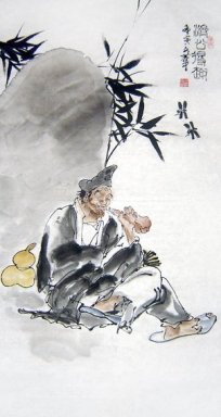 Ji Gong - Lukisan Cina