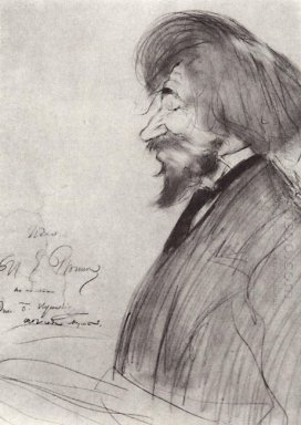 Retrato de Ilya Repin 1902