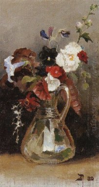 Bukett av blommor 1880 1