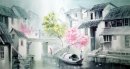 A small village - Chinese Painting