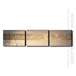 Hand-painted Oil Painting Abstract Landscape - Set of 3