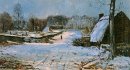 Casas de campo na neve 1891 1