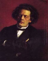 Retrato do pianista e compositor Anton Conductor Grigorievic