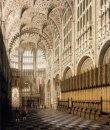 Het interieur van henry vii kapel in westminster abbey