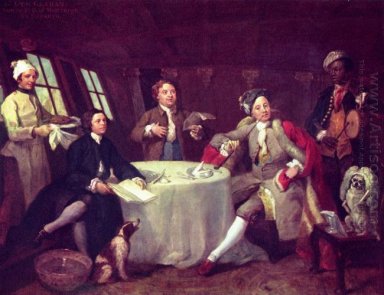 Portrait Of Lord George Graham Dalam Saloon Nya
