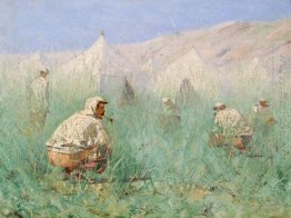 Acampamento russo Em Turkestan