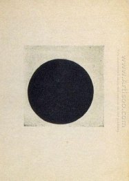 Composição com um círculo preto 1916