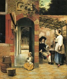 The Courtyard Of Rumah Di Delft