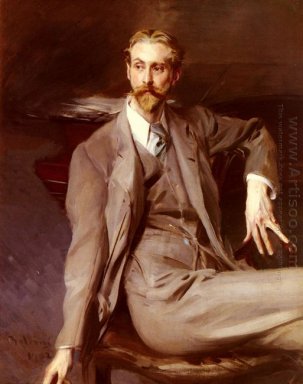 Portrait Of The Artis Lawrence Alexander Harrison 1902