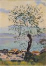 Willow Tree Aan Het Meer 1890