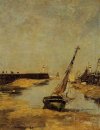 Trouville The Jettys Low Tide 1883