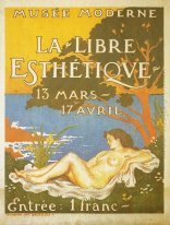 Ausstellungsplakat für La Libre Esth? Tique