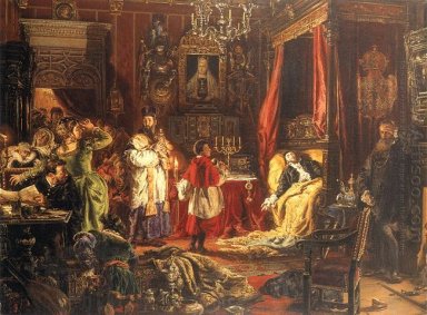 Död av Sigismund Augustus At Knyszyn