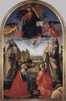Christ In Glory With St Benedict C 480 547 St Romuald C 952 1027