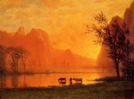 sundown em Yosemite