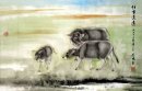 Cow-Longo caminho a percorrer - Pintura Chinesa