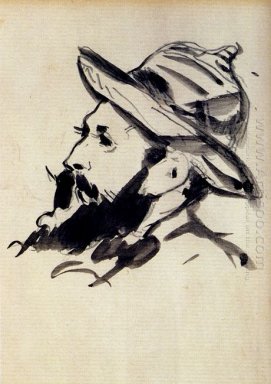Kepala Seorang Pria Claude Monet 1874