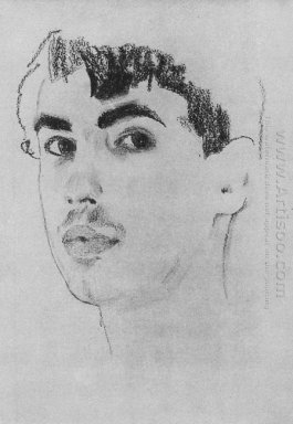 Portret van N Poznyakov