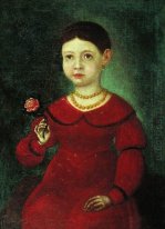 Porträtt av en flicka Evdokia Kuznetsova