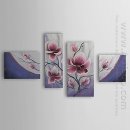 Hand Painted Oil Painting Floral - Set 4