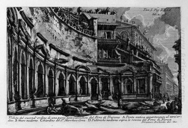O Antiguidades Roman T 1 Placa XXIX Trajano S Market 1756